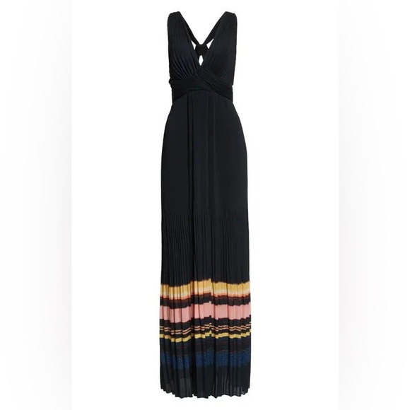 A.L.C.
Everly Stripe Pleat Maxi Dress - Picture 3 of 9